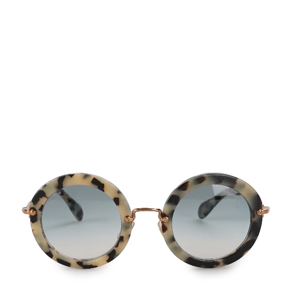 Miu Miu - Tortoiseshell Round Sunglasses 